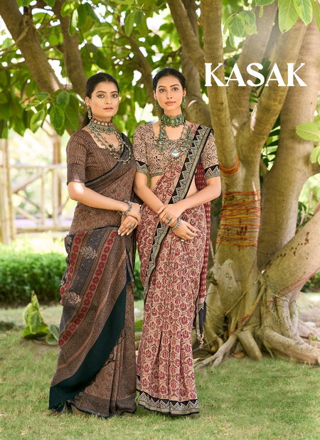 Kasak By Sr Mulmul Cotton Printed Wholesale Saree Wholesale Online